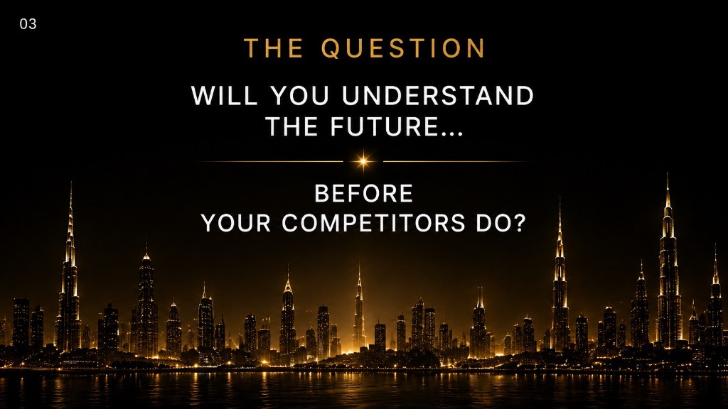 Will you understand the future before your competitors do?